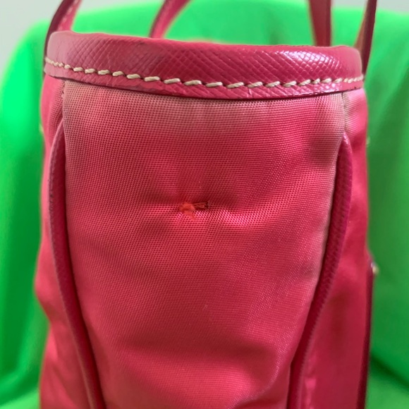 <Prada> Leather and Nylon Hand/Shoulder Bag - Picture 5 of 9